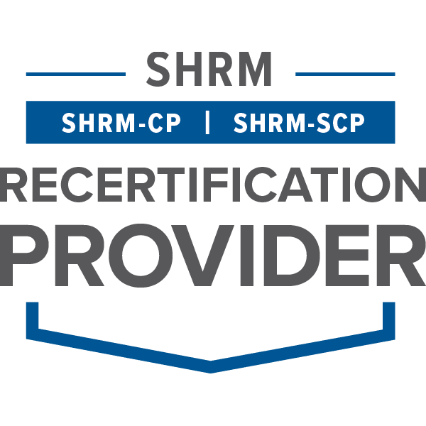 The Society for Human Resource Management Recertification Provider badge