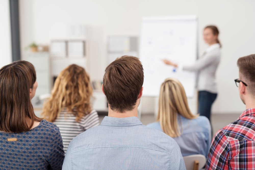 Students Learning From a Trainer